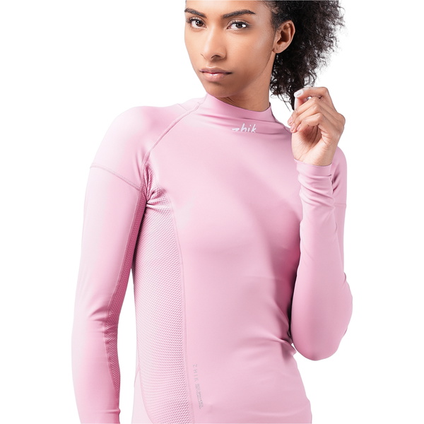 Zhik Womens Eco Spandex UPF50+ Top Long Sleeve Rash Vest DTP-0063-W-MAU - Mauve Orchid